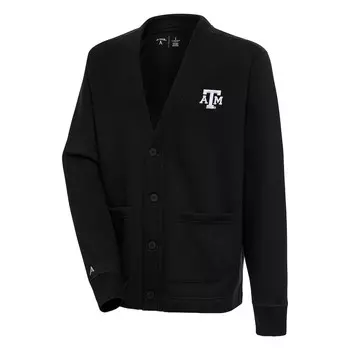 Кардиган Antigua Texas A And M Aggies, черный