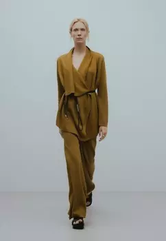 Кардиган ASYMMETRICAL ADOLFO DOMINGUEZ, оливковый