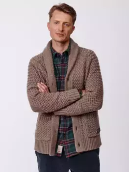 Кардиган Aubin Frampton Lambswool Blend, цвет fawn