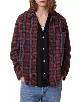 Кардиган Austin с жаккардовой клеткой ALLSAINTS, мультиколор