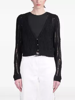 Кардиган ажурной вязки IRO, черный