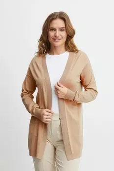 Кардиган b.young Strickjacke BYMMPIMBAH LONG 20811925, серый