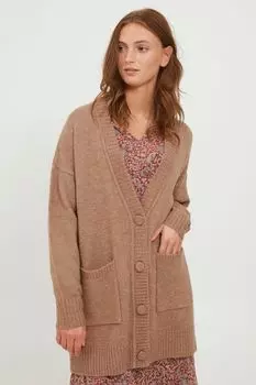 Кардиган b.young Strickjacke, коричневый