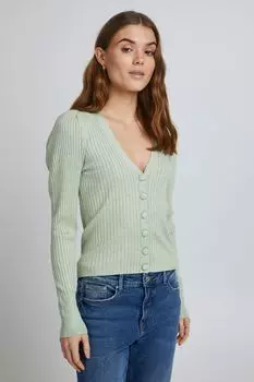 Кардиган b.young Strickjacke, зеленый