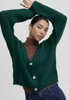 Кардиган b.young, темно-зеленый