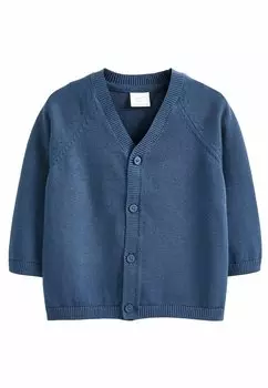 Кардиган BABY KNITTED CARDIGAN . Next, цвет navy
