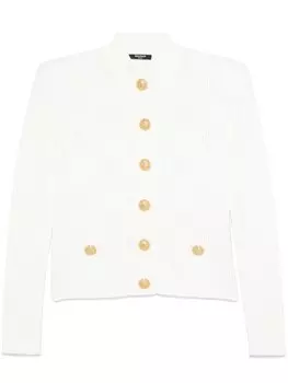 Кардиган Balmain на пуговицах, белый
