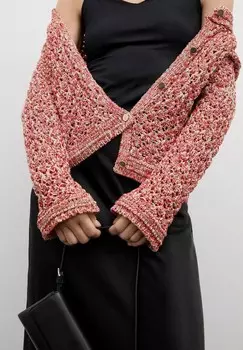 Кардиган BARDOT Mango, красный