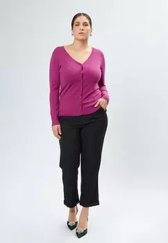 Кардиган BASIC LINE V-NECK Maison Form'elle, розовый