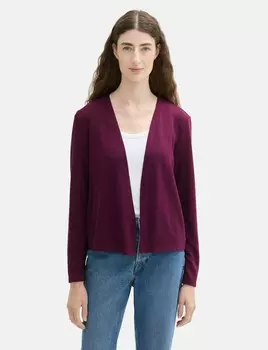 Кардиган BASIC TOM TAILOR, фиолетовый
