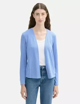 Кардиган BASIC TOM TAILOR, светло-голубой