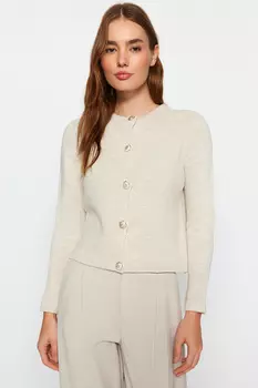 Кардиган базовый Trendyol Stone
