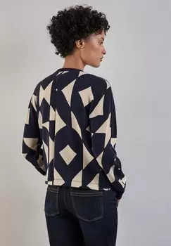 Кардиган BEDRUCKTE Street One, синий