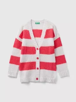 Кардиган Benetton Cardigan, цвет Rot/Wei