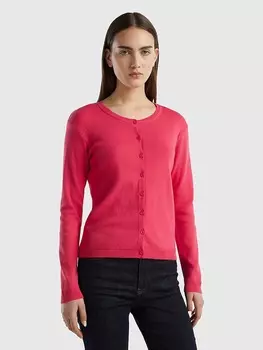 Кардиган Benetton, фуксия