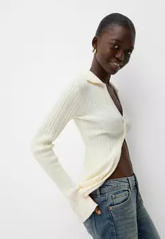 Кардиган Bershka, белый