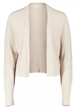 Кардиган BETTY & CO Strick ohne Verschluss, серый