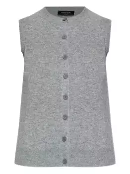 Кардиган без рукавов Fabiana Filippi, серый