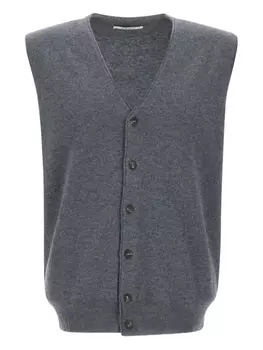 Кардиган без рукавов из шерсти Кангра Kangra, серый