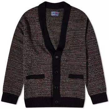 Кардиган Blue Blue Japan City Light Pique, черный