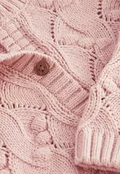 Кардиган BOBBLE STITCHED, REGULAR FIT Next, розовый
