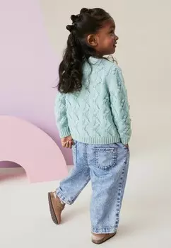 Кардиган BOBBLE STITCHED, REGULAR FIT Next, синий