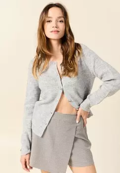 Кардиган BONOBO Jeans, светло-серый