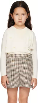 Кардиган Bonpoint Kids Off-White Argil