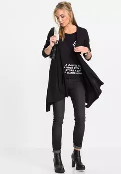 Кардиган bonprix, черный