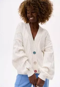 Кардиган BOSIN blue shadow, белый