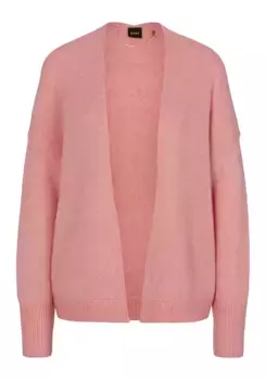 Кардиган BOSS ORANGE "C_Falescanita", с широкими рукавами, розовый