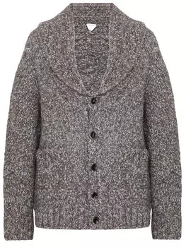 Кардиган Bottega Veneta Alpaca, серый
