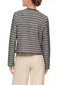 Кардиган BOUCL MET EEN RECHT s.Oliver BLACK LABEL, черный