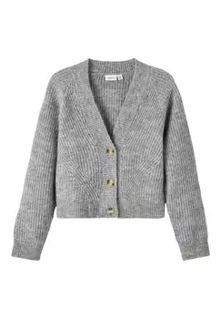 Кардиган Boxy Fit Name it, цвет grey melange