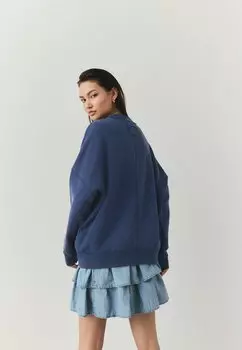 Кардиган BOYFRIEND VARSITY STYLE LONGLINE Next, синий