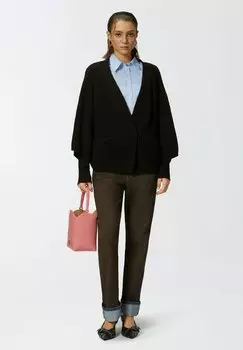 Кардиган BRIOSO Pinko, темно-коричневый