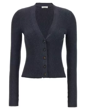 Кардиган Brunello Cucinelli, синий