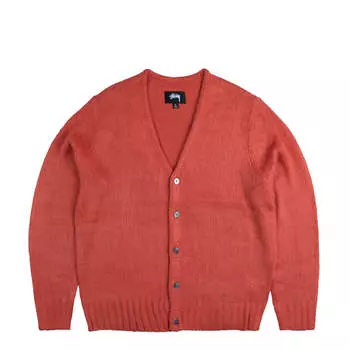 Кардиган Brushed Cardigan Stussy, красный