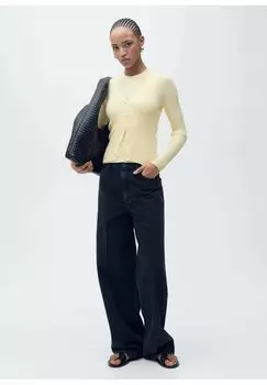 Кардиган BUGAMBI Mango, светло-желтый