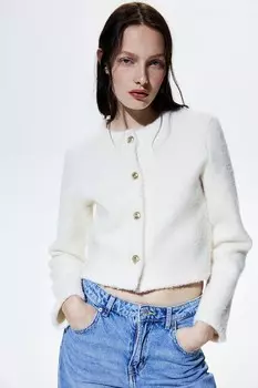 Кардиган букле H&M, бежевый