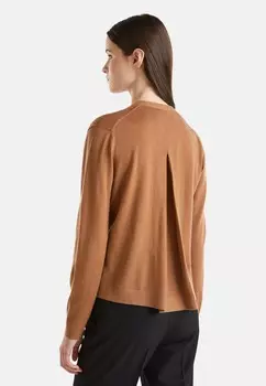 Кардиган BUTTONED United Colors of Benetton, коричневый