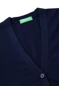 Кардиган BUTTONED United Colors of Benetton, синий
