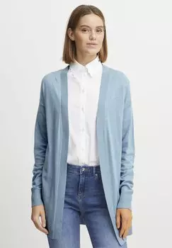 Кардиган BYMMPIMBAH LONG b.young, синий колокольчик меланж