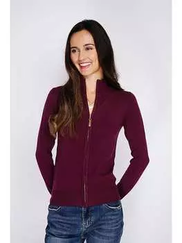 Кардиган C& Jo, бордовый