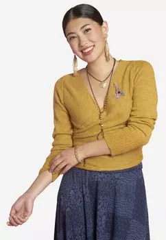 Кардиган CACHE COEUR Antoine et Lili, горчично-желтый