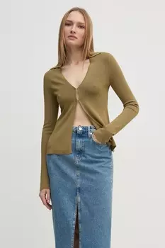 Кардиган Calvin Klein Jeans, зеленый