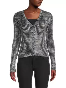 Кардиган Calvin Klein в рубчик, мультиколор