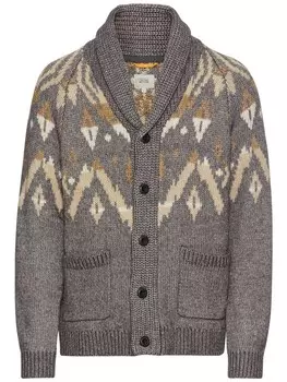 Кардиган Camel Active Strickjacke aus Baumwollmix, серый