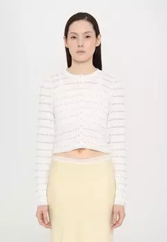 Кардиган CARDIGAN COURT ROMANTIQUE sandro, бежевый
