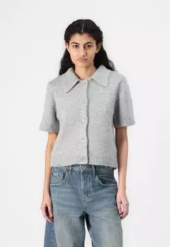 Кардиган CARDIGAN Gina Tricot, светло-серый